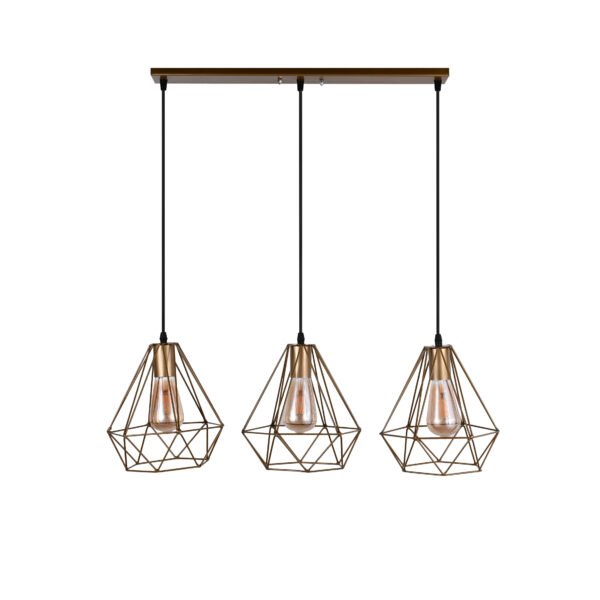 3 Light Cable Ceiling Lamp - Image 2