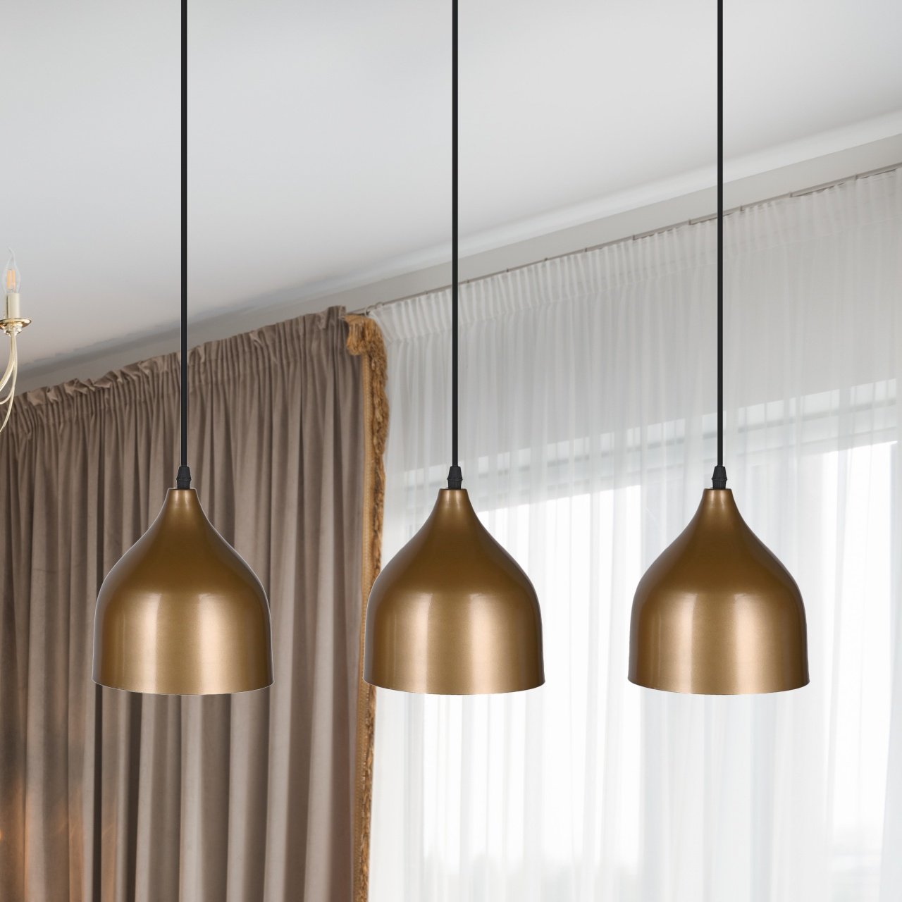 Naomi Triple Ceiling Lamp