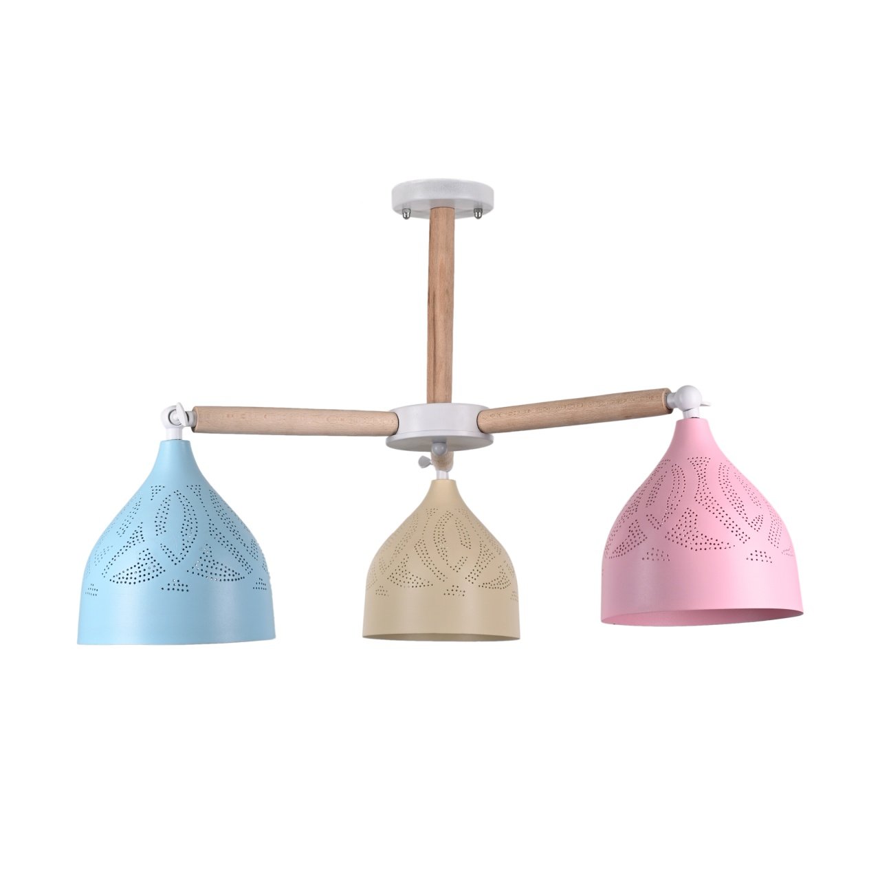 Naomi Perforated Ceiling Lamp - 3 Lamps