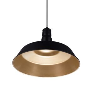  Post Ceiling Lamp - Gold Inside