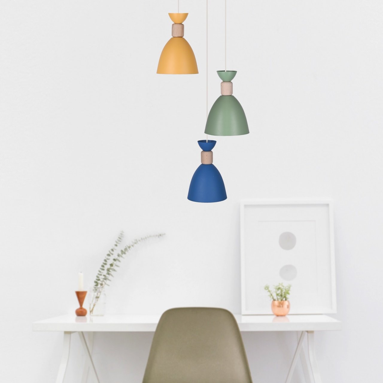  Shot Triple Ceiling Lamp 