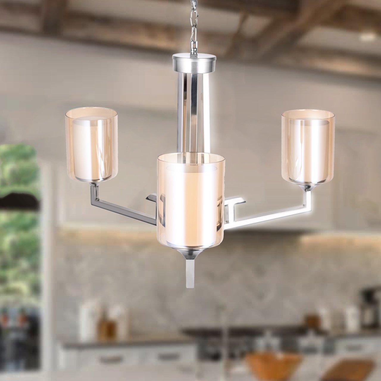 Stainless Chandelier