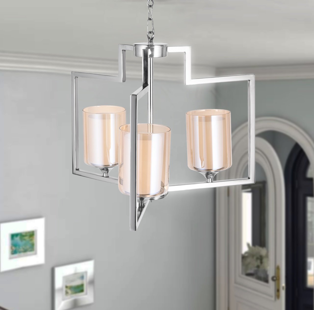 Stainless Chandelier