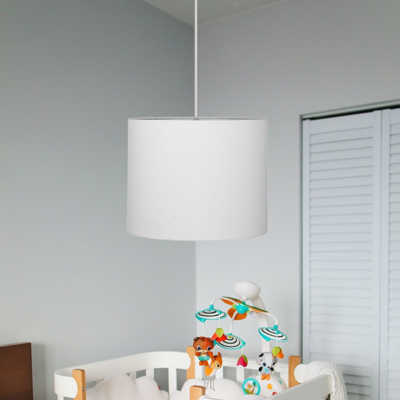 Fabric Ceiling Lamp - Single