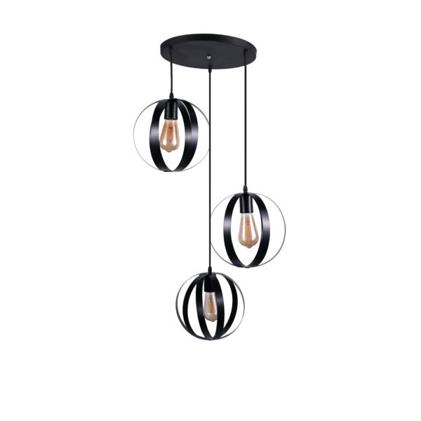 Ball Triple Ceiling Lamp - Image 2