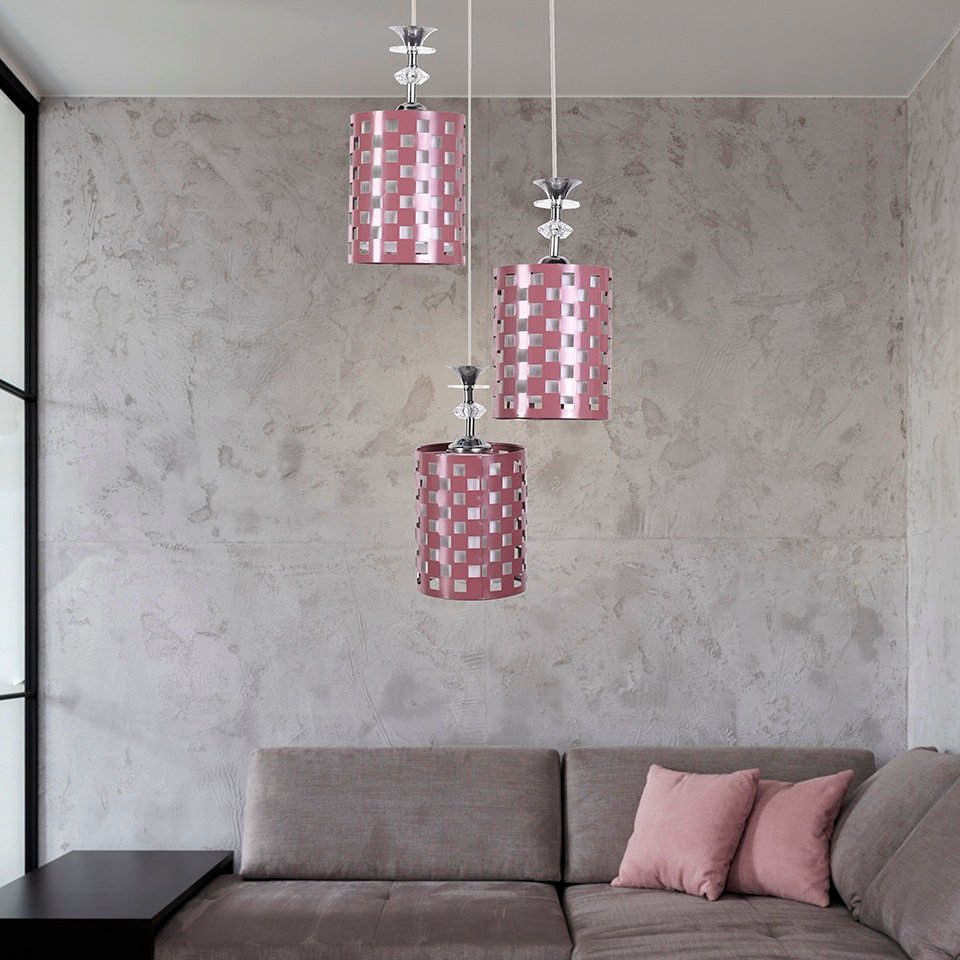 Dcorative Metal Ceiling Lamp - 3 Lights