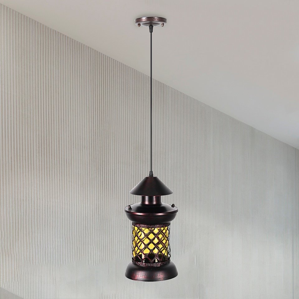 Dcorative Lantern Ceiling Lamp - Single