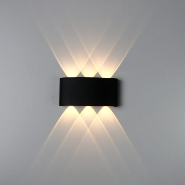 6 Lights Warm Black Wall Lamp