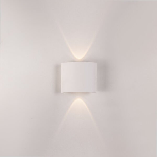 2 Lights White Wall Lamp