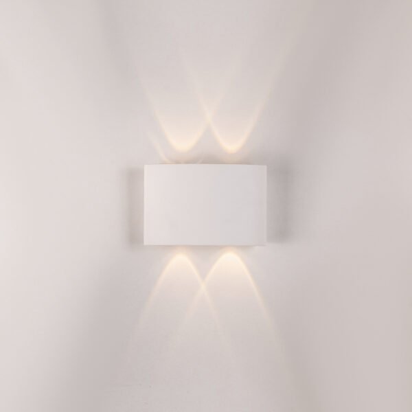 4 Lights White Wall Lamp