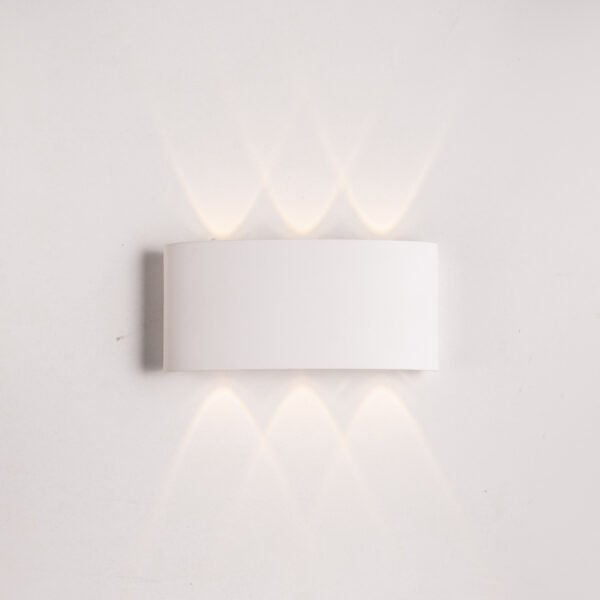 6 Lights White Wall Lamp